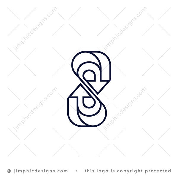 Letters S Arrows Logo logo for sale: Sleek letter S is shaped with lines and arrows.