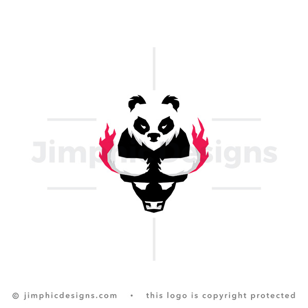 Panda Bear And Bull Logo