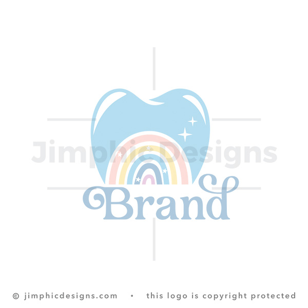 Pediatric Kids Dental Care Tooth Logo