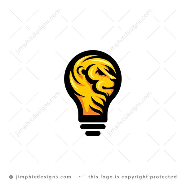 Lion Bulb Logo