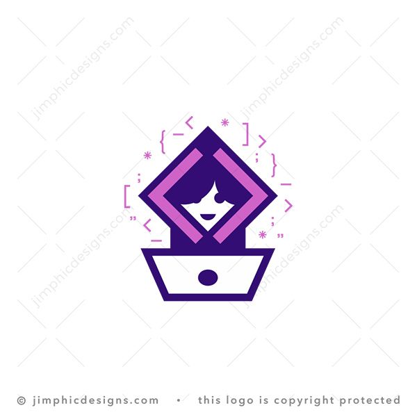 Girl Coder Logo
