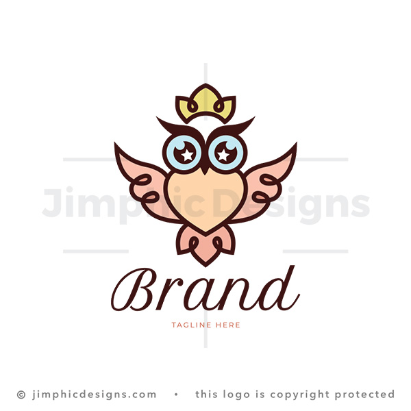 Queen Owl Magic Heart Boutique Logo