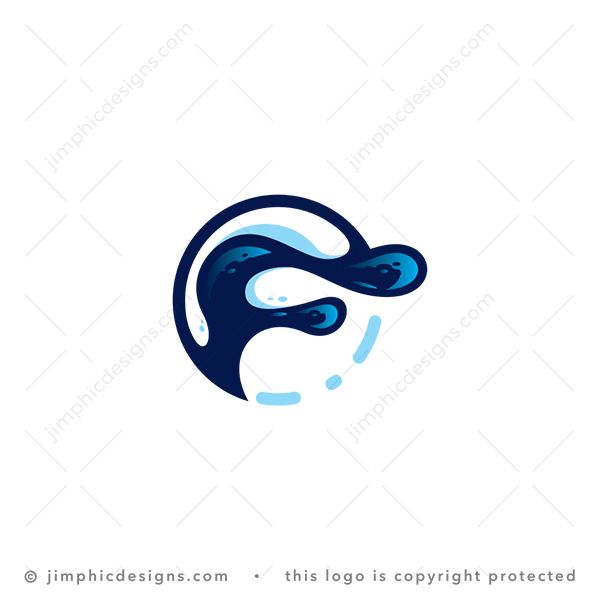 Letter F Splash Logo