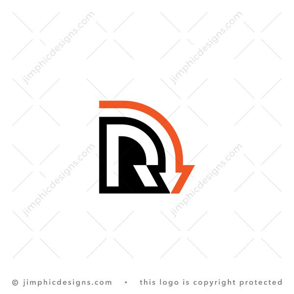 Letter R Arrow Logo