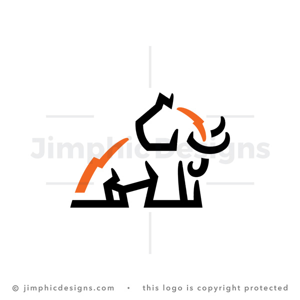 Thunder Lightning Elephant Logo
