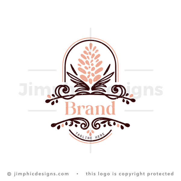Vintage Pine Cone Logo