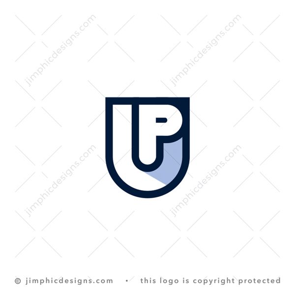Exclusive UP Logo for sale - trademark-ready design for your branding
