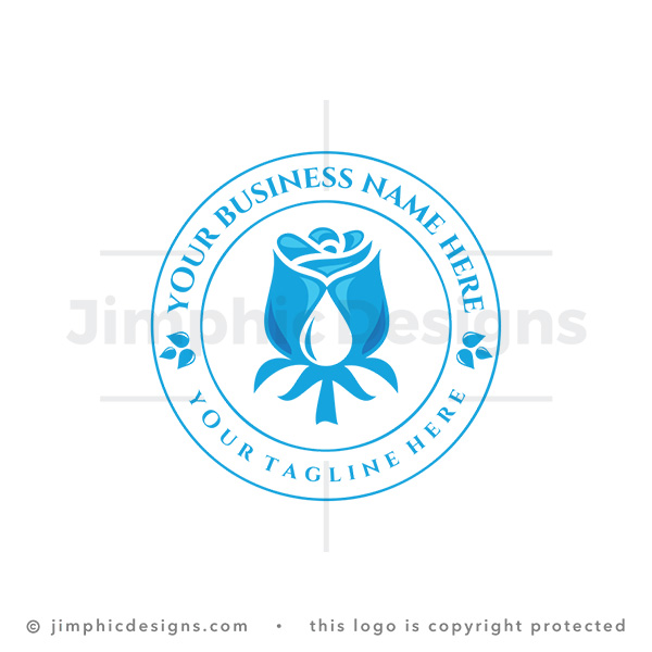 Water Drop Rose Logo