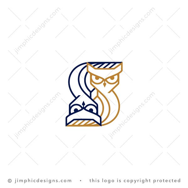 Letter S Owls Logo