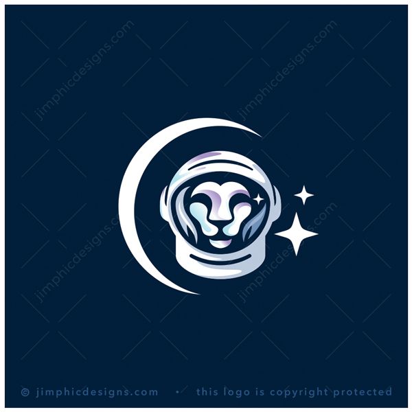 Lion Astronaut Logo