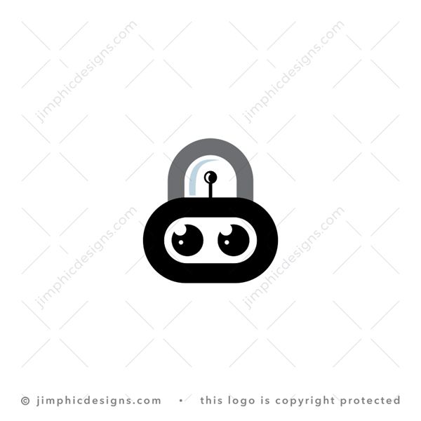 Robot Lock Logo