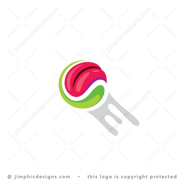 Tennis Ball Tongue Logo